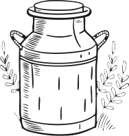 Grafik Milch Icon Milchauern
