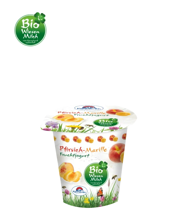 Bio Wiesenmilch Jogurt Pfirsich/Marille