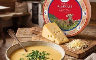Käsesuppe mit Kärntnermilch Mölltaler Almkäse